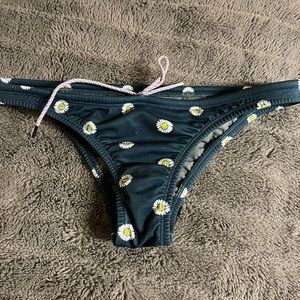 Jolyn adjustable navy blue/floral bikini bottoms